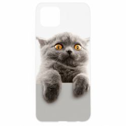 Чохол для Oppo A92sOriginal gray cat - PrintSalon