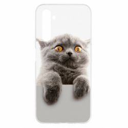 Чохол для Realme 6 Original gray cat - PrintSalon