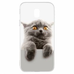 Чохол для Samsung J3 2017 Original gray cat - PrintSalon