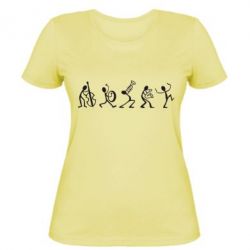 Жіноча футболка Оркестр - PrintSalon