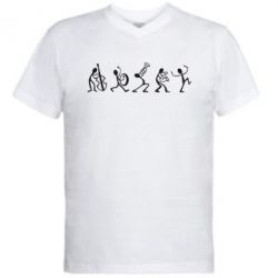 Чоловіча футболка з V-подібним вирізом Оркестр - PrintSalon