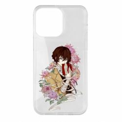 Чехол для iPhone 14 Pro Max Osamu Dazai in flowers