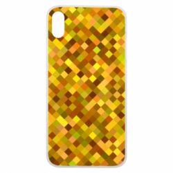 Чехол для iPhone Xs Max Осенние пиксели - PrintSalon