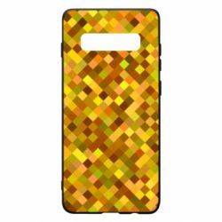 Чехол для Samsung S10+ Осенние пиксели - PrintSalon