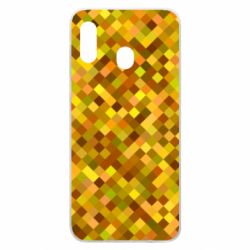Чехол для Samsung A20 Осенние пиксели - PrintSalon