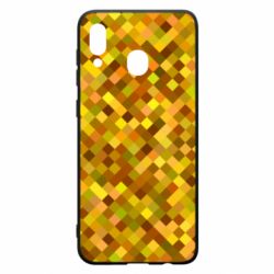 Чехол для Samsung A30 Осенние пиксели - PrintSalon
