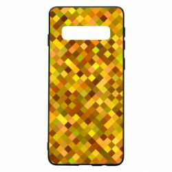 Чехол для Samsung S10 Осенние пиксели - PrintSalon