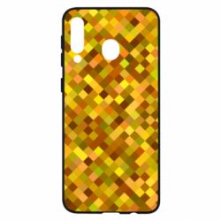 Чехол для Samsung M30 Осенние пиксели - PrintSalon