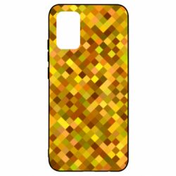 Чехол для Samsung A02s/M02s Осенние пиксели - PrintSalon