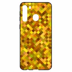 Чехол для Samsung A21 Осенние пиксели - PrintSalon