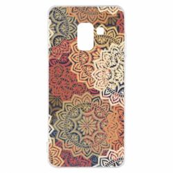 Чехол для Samsung A8 2018 Осенние узоры - PrintSalon