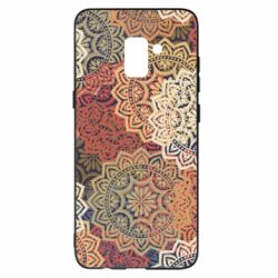 Чехол для Samsung A8+ 2018 Осенние узоры - PrintSalon