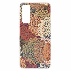 Чехол для Huawei P Smart 2021 Осенние узоры - PrintSalon