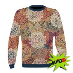 Детский 3D свитшот Осенние узоры - PrintSalon