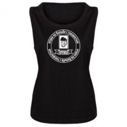 Женская майка Отдел по борьбе с трезвостью - PrintSalon