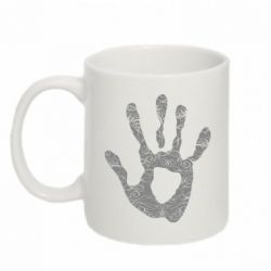 Чашка 320ml Отпечаток руки