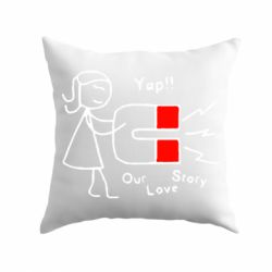 Подушка 2302Our love story2 - PrintSalon