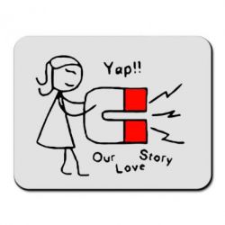Коврик для мыши 2302Our love story2 - PrintSalon