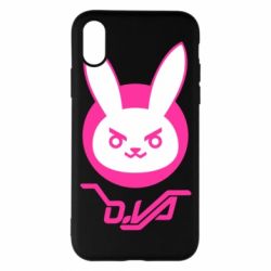 Чехол для iPhone X/Xs Overwatch dva rabbit