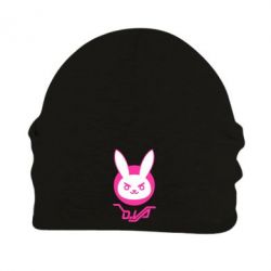 Шапка флисовая Overwatch dva rabbit-PrintSalon Шапка флисовая Overwatch dva rabbit