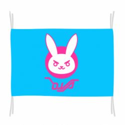 Прапор Overwatch dva rabbit
