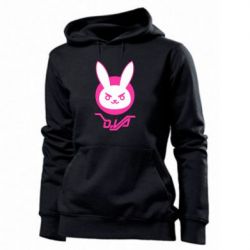 Женское худи Overwatch dva rabbit - PrintSalon