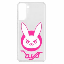 Чехол для Samsung S21+ Overwatch dva rabbit-PrintSalon Чехол для Samsung S21+ Overwatch dva rabbit