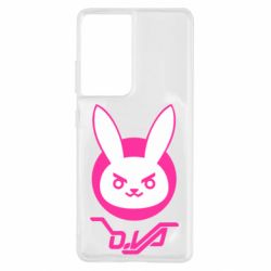 Чехол для Samsung S21 Ultra Overwatch dva rabbit - PrintSalon