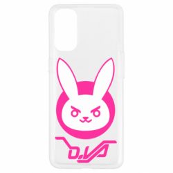 Чехол для Oppo Reno 4 Overwatch dva rabbit - PrintSalon