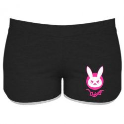 Женские шорты Overwatch dva rabbit - PrintSalon