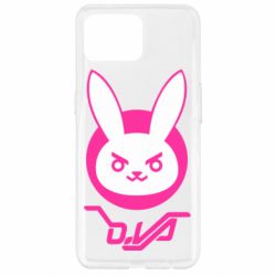 Чехол для Oppo Reno 4 Lite Overwatch dva rabbit-PrintSalon Чехол для Oppo Reno 4 Lite Overwatch dva rabbit
