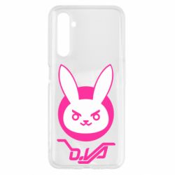 Чехол для Realme 6 Overwatch dva rabbit-PrintSalon Чехол для Realme 6 Overwatch dva rabbit