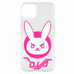 Чехол для iPhone 14 Plus Overwatch dva rabbit - PrintSalon