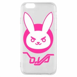 Чехол для iPhone 6/6S Overwatch dva rabbit - PrintSalon