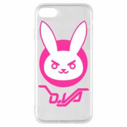 Чехол для iPhone 8 Overwatch dva rabbit - PrintSalon