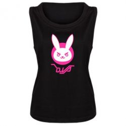 Женская майка Overwatch dva rabbit - PrintSalon