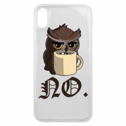 Чехол для iPhone Xs Max Owl and coffee - PrintSalon