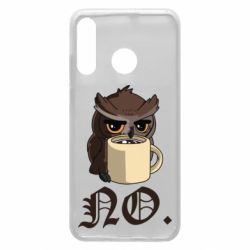 Чехол для Huawei P30 Lite Owl and coffee - PrintSalon