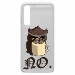 Чехол для Huawei P30 Owl and coffee - PrintSalon