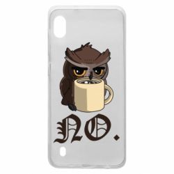 Чехол для Samsung A10 Owl and coffee - PrintSalon