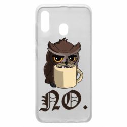 Чехол для Samsung A30 Owl and coffee - PrintSalon