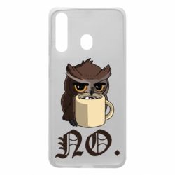 Чехол для Samsung A60 Owl and coffee - PrintSalon