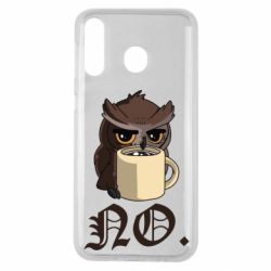 Чехол для Samsung M30 Owl and coffee - PrintSalon