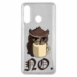 Чехол для Samsung M40 Owl and coffee - PrintSalon