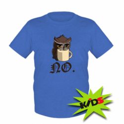 Детская футболка Owl and coffee - PrintSalon