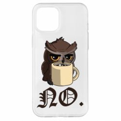 Чехол для iPhone 12 Pro Max Owl and coffee - PrintSalon