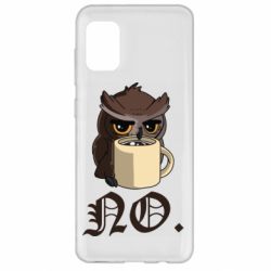 Чехол для Samsung A31 Owl and coffee - PrintSalon
