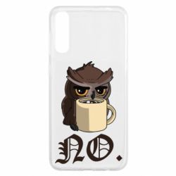 Чехол для Samsung A50 Owl and coffee - PrintSalon