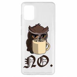 Чехол для Samsung A51 Owl and coffee - PrintSalon