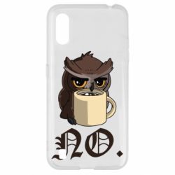 Чехол для Samsung A01/M01 Owl and coffee - PrintSalon